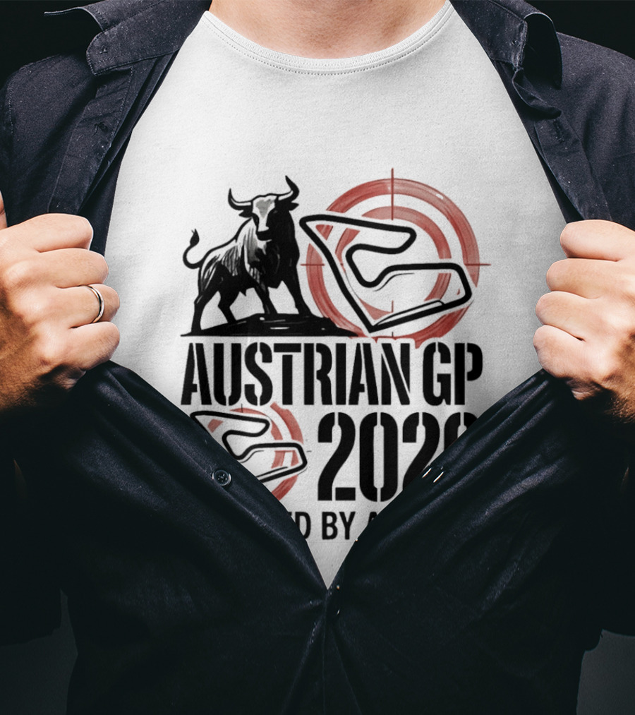 Austrian GP 2026 Powered By Austria Charging Bull Racing Circuit T-Shirt