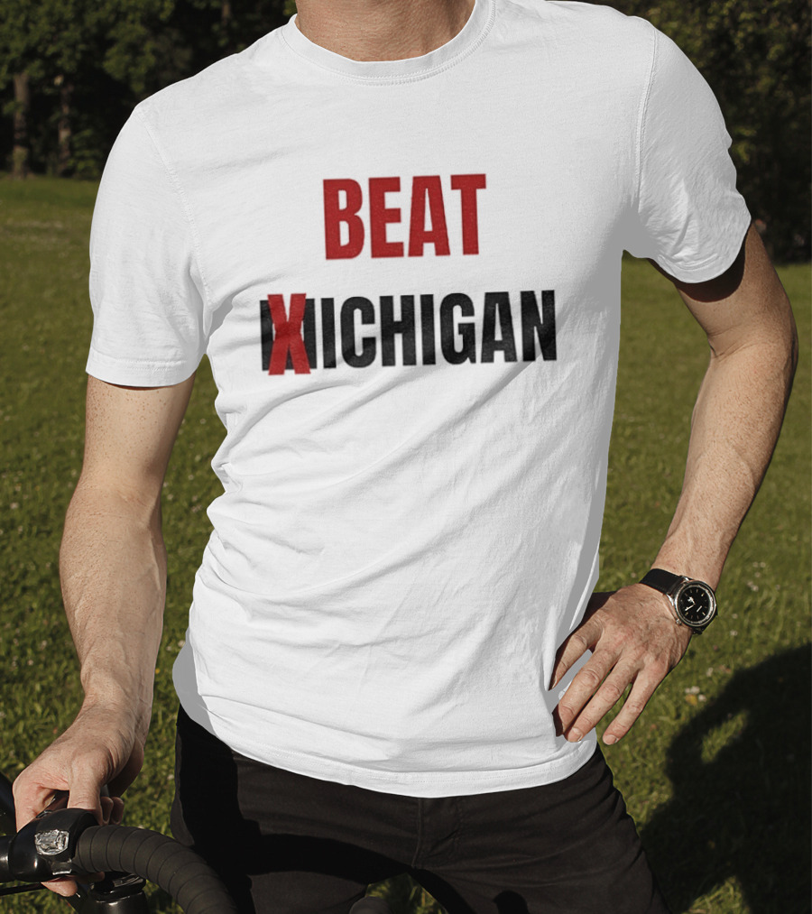 Beat Michigan Ohio State Buckeyes Football NCAA 2025 Rivalry Game T-Shirt