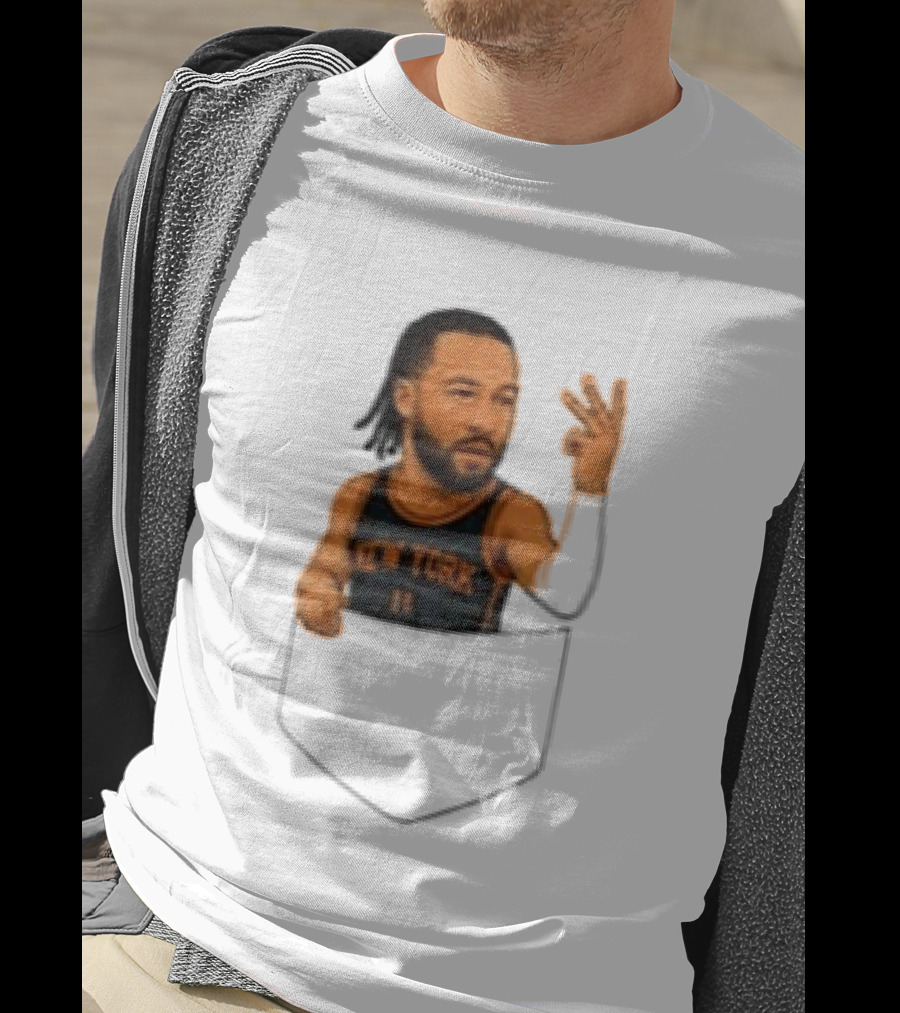 Jalen Brunson New York Knicks NBA Pocket T-Shirt