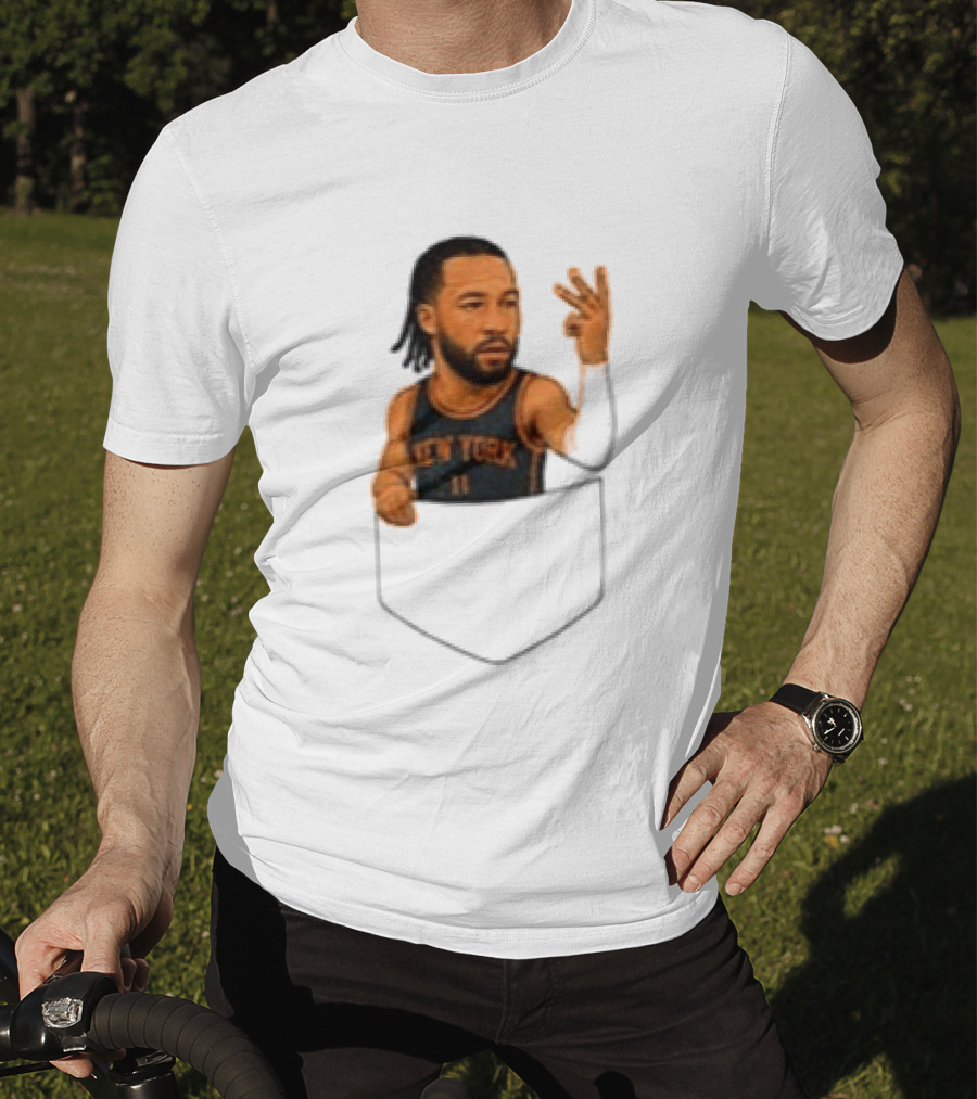 Jalen Brunson New York Knicks NBA Pocket T-Shirt