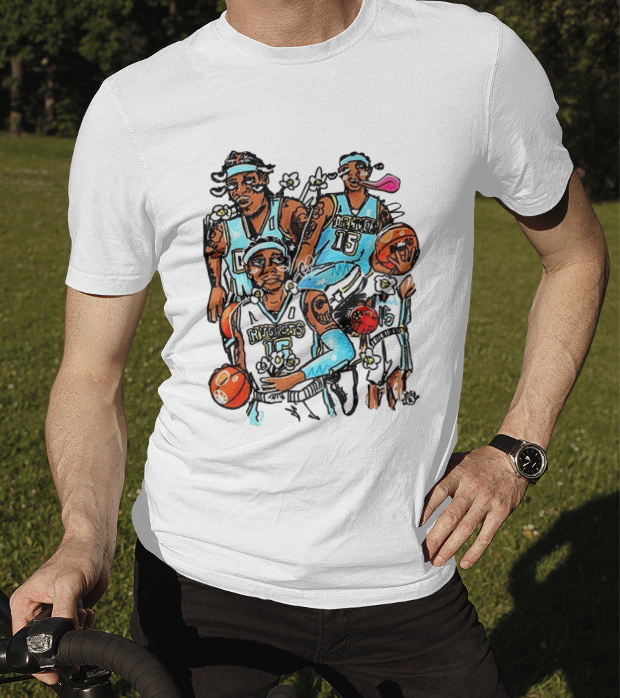 Carmelo Anthony Denver Nuggets NBA Basketball Player Iconic Moments T-Shirt
