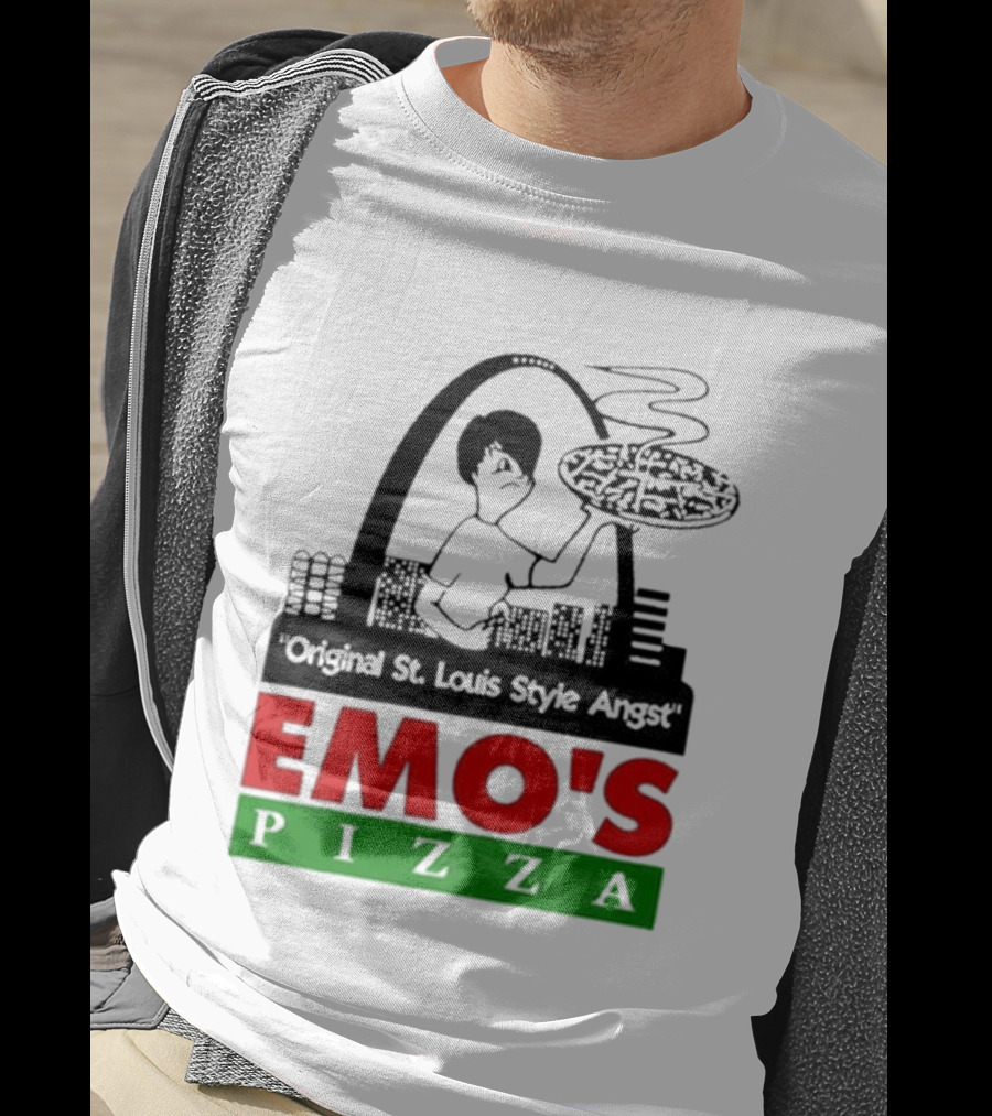Original St. Louis Style Angst Emo's Pizza T-Shirt