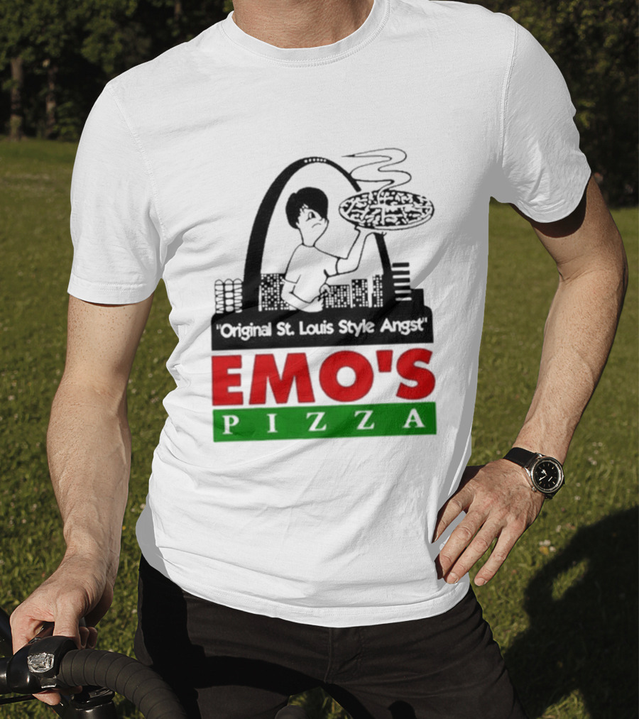 Original St. Louis Style Angst Emo's Pizza T-Shirt