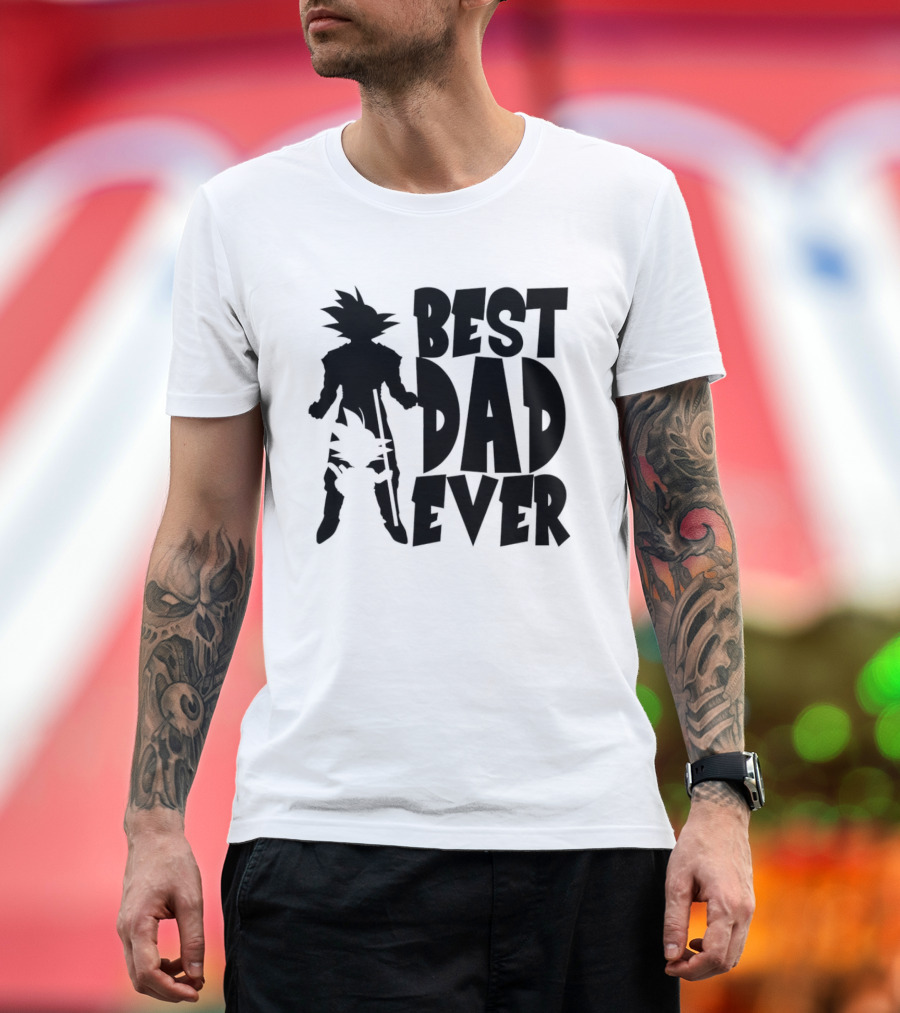 Best Dad Ever Goku Dragon Ball T-Shirt