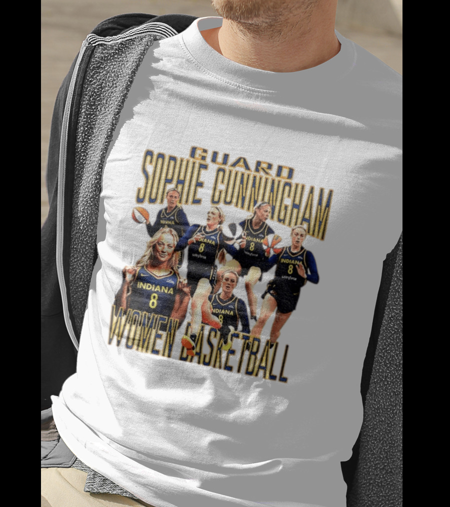 Guard Sophie Cunningham Indiana Fever Women Basketball Player 8 T-Shirt