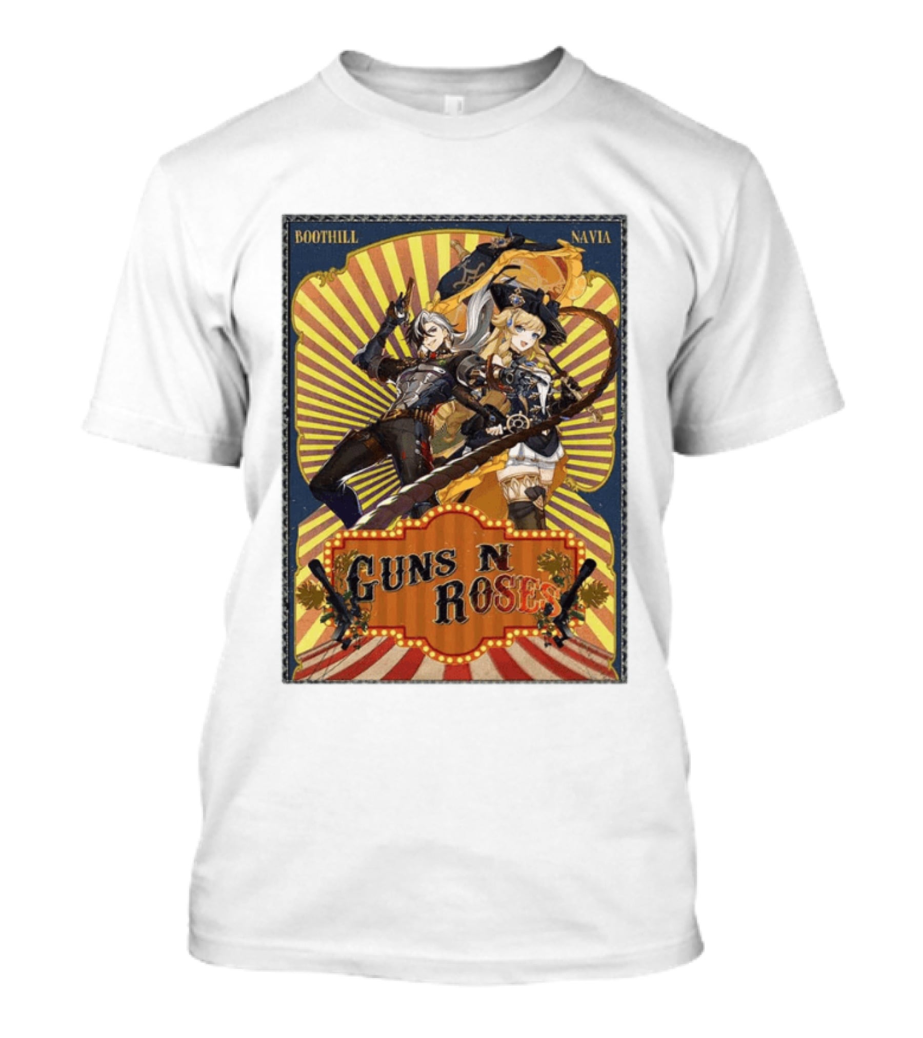 Guns N Roses Navia Boothill Style Concept T-Shirt