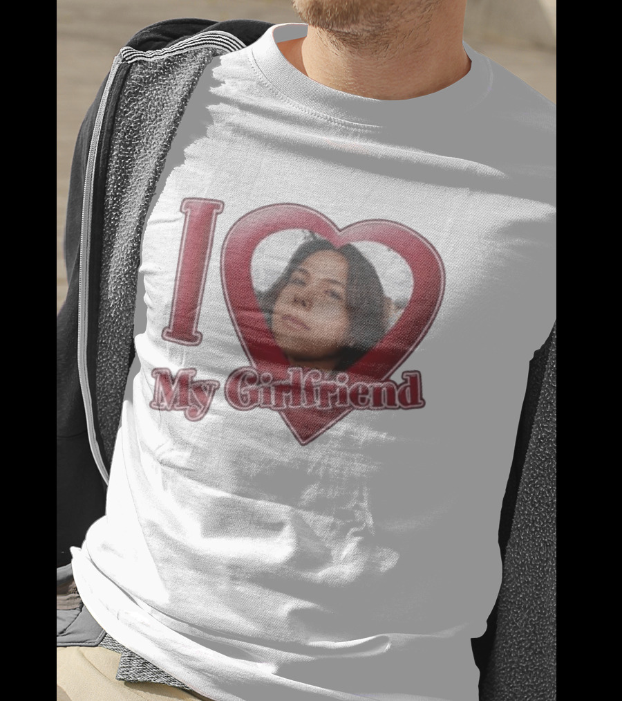 I Heart My Girlfriend Gigi Perez Photo Inside Heart T-Shirt