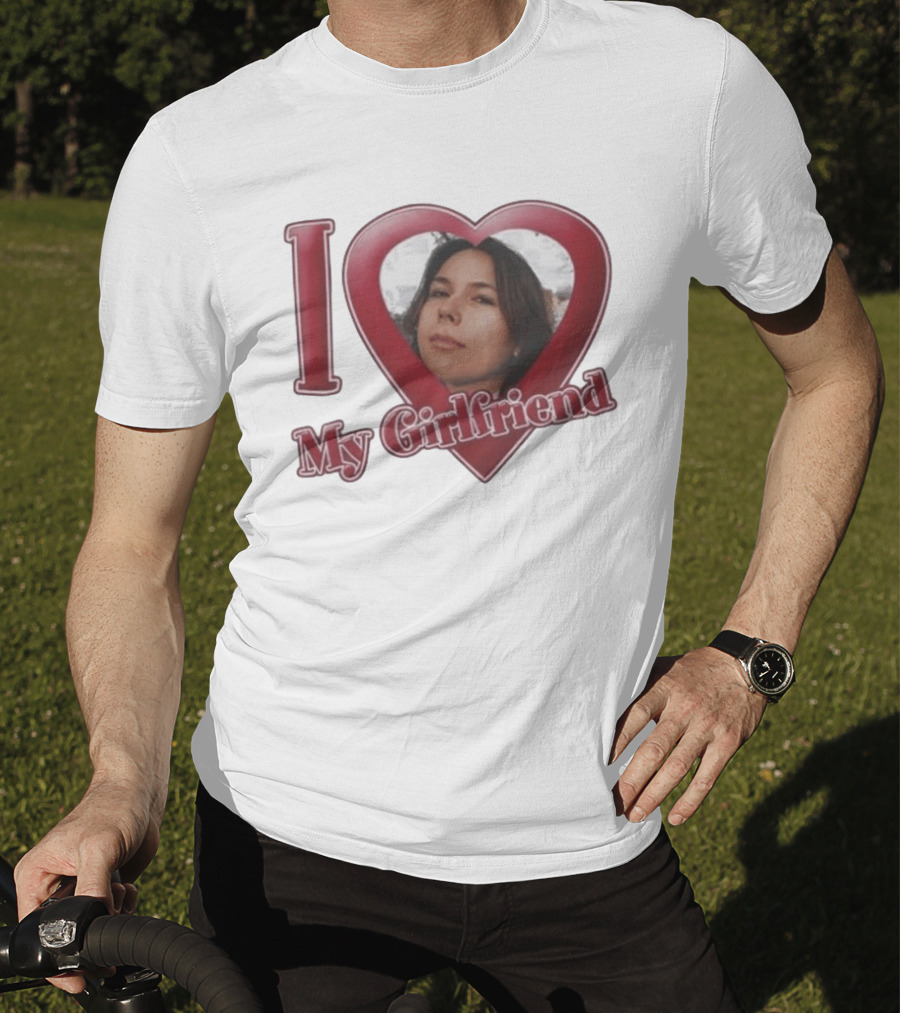 I Heart My Girlfriend Gigi Perez Photo Inside Heart T-Shirt
