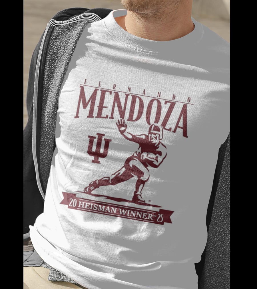 Indiana Football Fernando Mendoza Heisman Winner 2025 T-Shirt