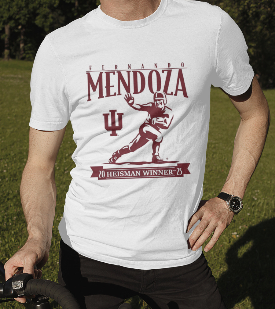 Indiana Football Fernando Mendoza Heisman Winner 2025 T-Shirt
