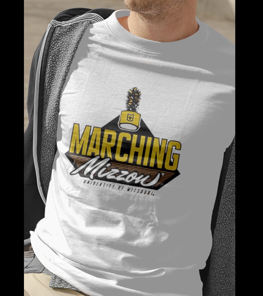 Marching Mizzou University Of Missouri Oval Tiger Head 2024 T-Shirt