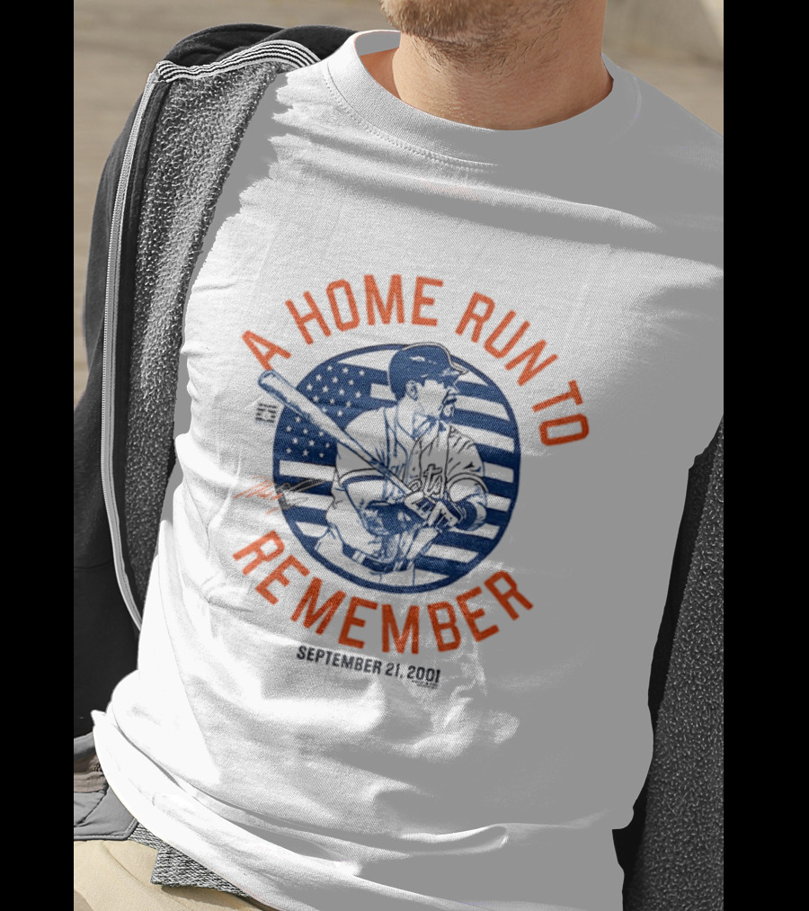 Mike Piazza New York Mets September 21 2001 A Home Run To Remember T-Shirt