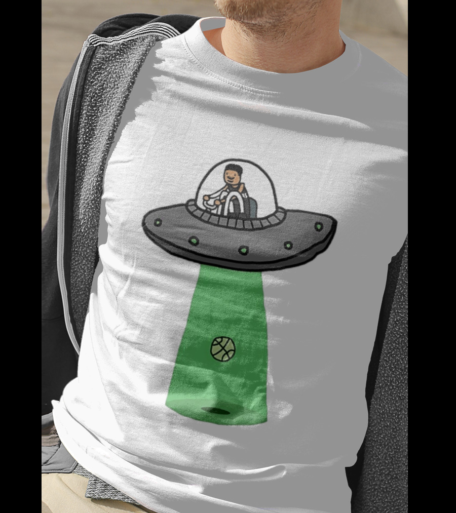 San Antonio Spurs Victor Wembanyama Wemby Extraterrestrial UFO Basketball T-Shirt