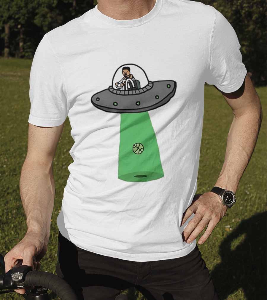 San Antonio Spurs Victor Wembanyama Wemby Extraterrestrial UFO Basketball T-Shirt
