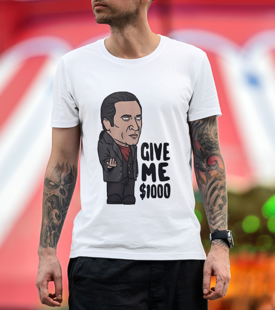 The Sopranos Furio Giunta Cartoon Give Me $1000 T-Shirt