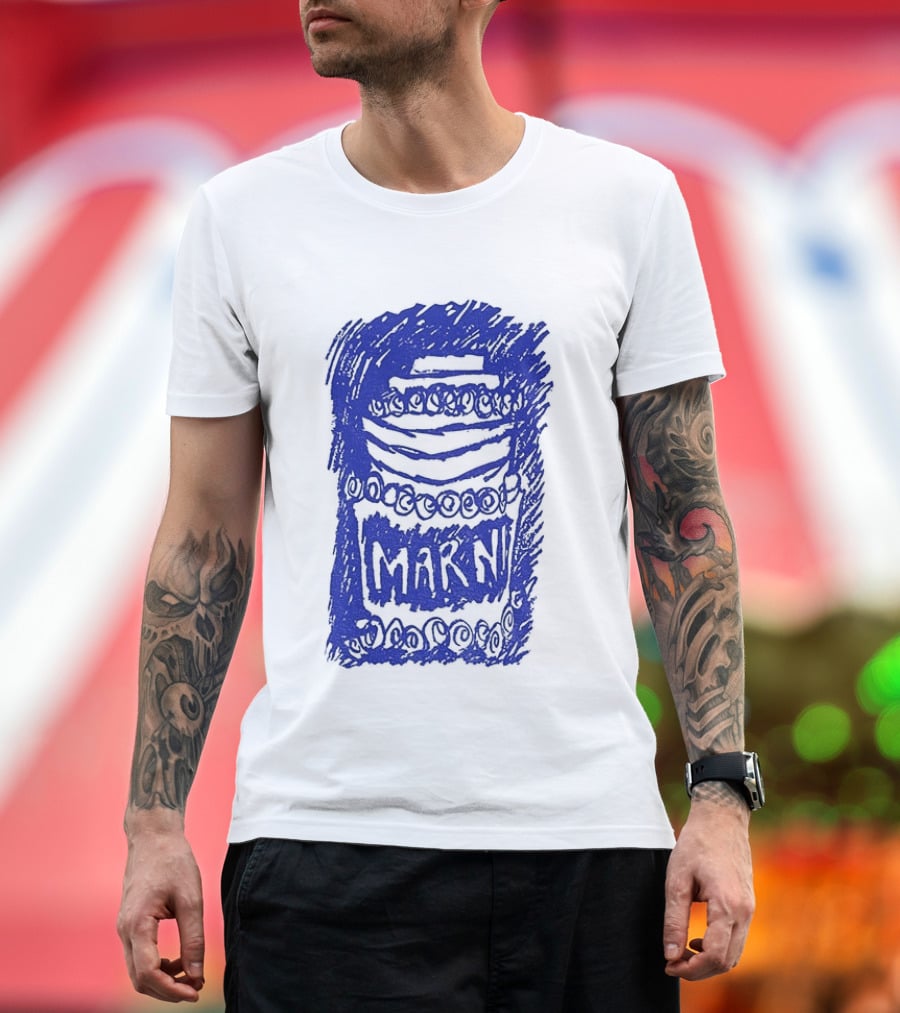 Travis Kelce 30th Anniversary Marni Runway Cool Collaboration T-Shirt