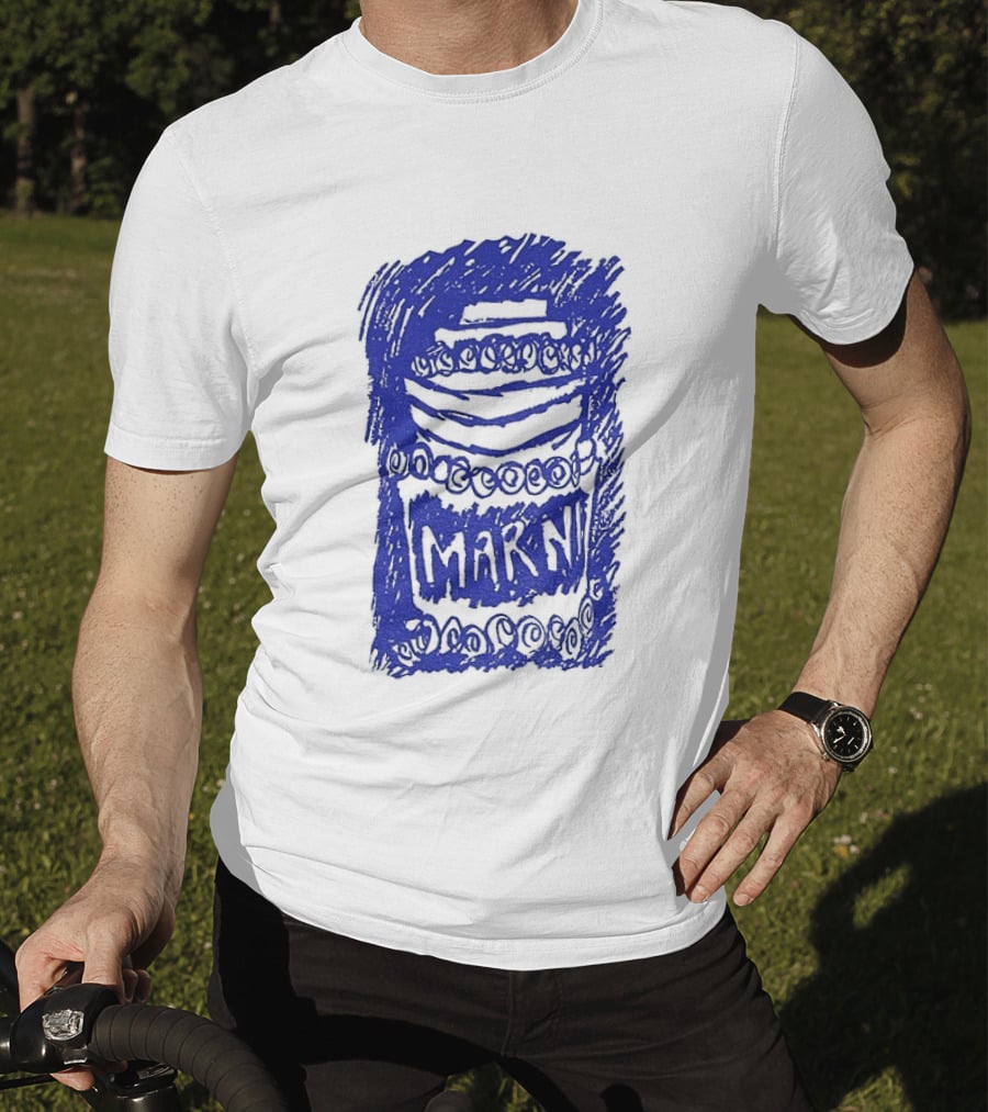 Travis Kelce 30th Anniversary Marni Runway Cool Collaboration T-Shirt