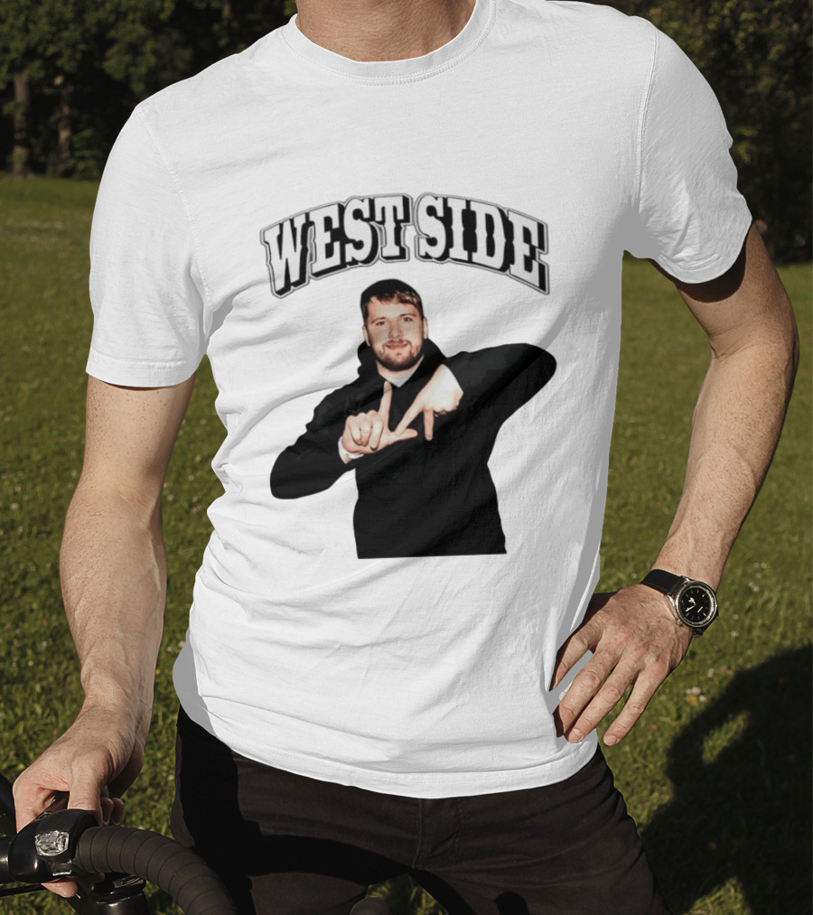 Luka Doncic Westside LA Hand Lakers T-Shirt