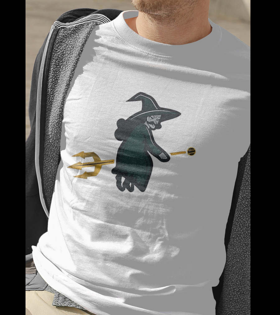 Witches Rally Seattle Mariners MLB Baseball 2025 Cartoon Trident Broomstick T-Shirt
