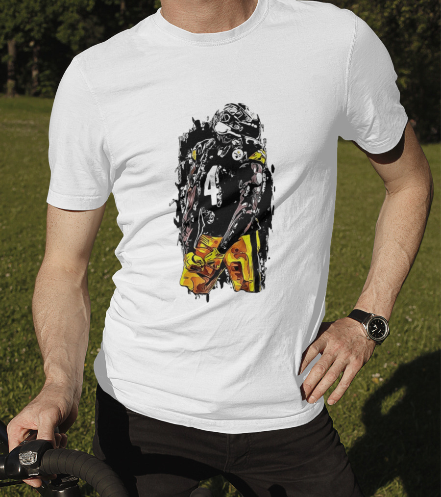 Zecharius Metcalf Metcalf Pittsburgh Steelers Black And Gold 4 DK T-Shirt