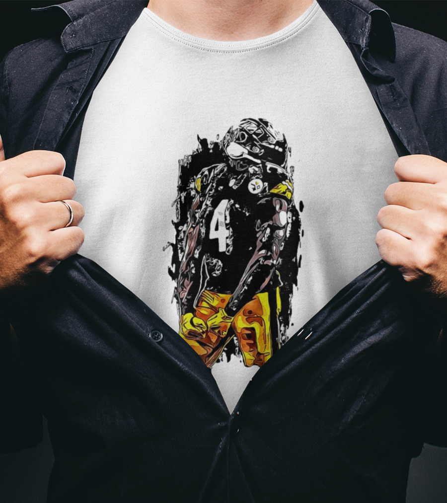 Zecharius Metcalf Metcalf Pittsburgh Steelers Black And Gold 4 DK T-Shirt