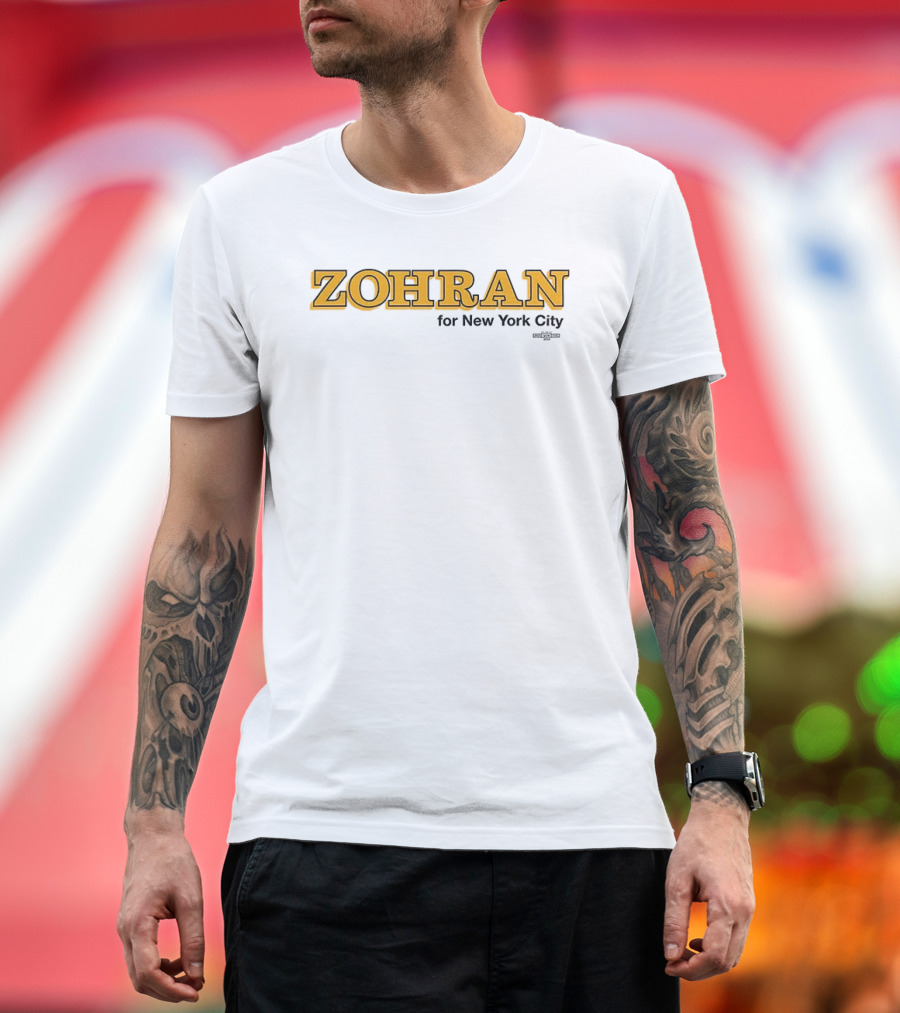 Zohran For New York City Mayor 2025 Campaign Merchandise T-Shirt