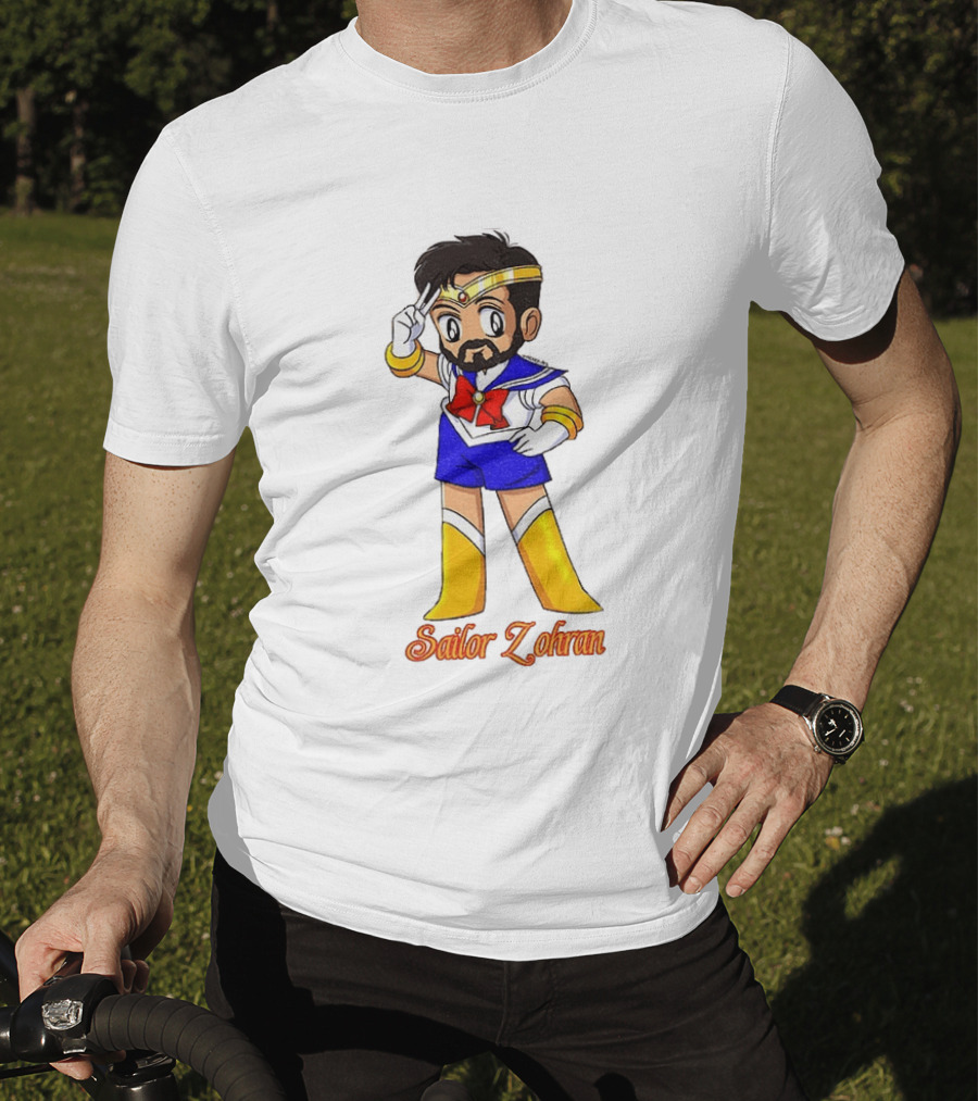 Zohran Mamdani Sailor Moon Sailor Zohran Anime Crossover Meme T-Shirt