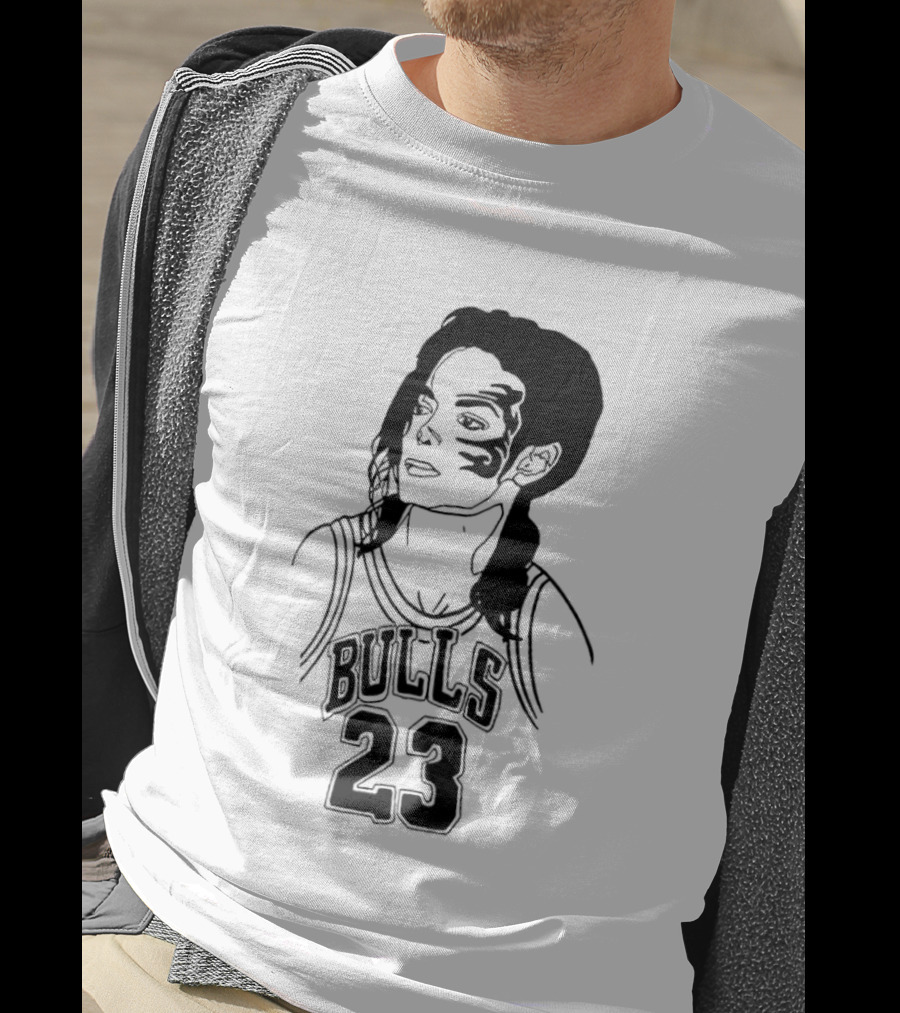 Chicago Bulls 23 Triple Mike Jordan Jackson Tyson Mashup T-Shirt