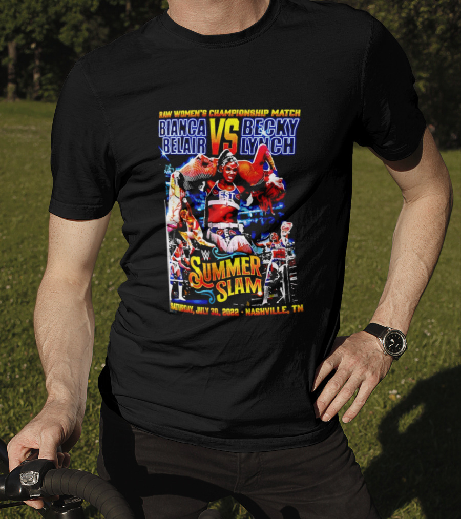SummerSlam 2022 Bianca Belair Vs Becky Lynch Championship Match T-Shirt