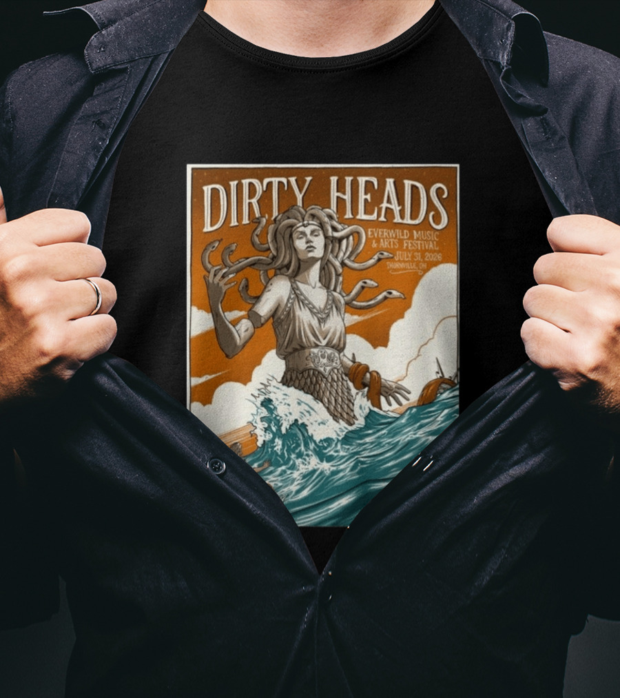 Dirty Heads Everwild Music & Arts Festival Thornville Ohio July 31 2026 T-Shirt