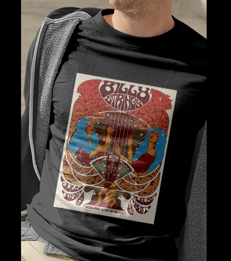 Billy Strings Bethel Woods Center July 31 August 1 2026 Simon Berndt T-Shirt