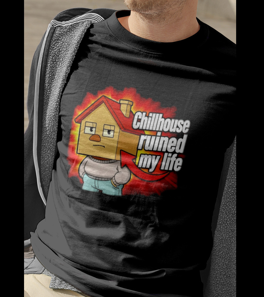 Chillhouse Ruined My Life Cube House T-Shirt