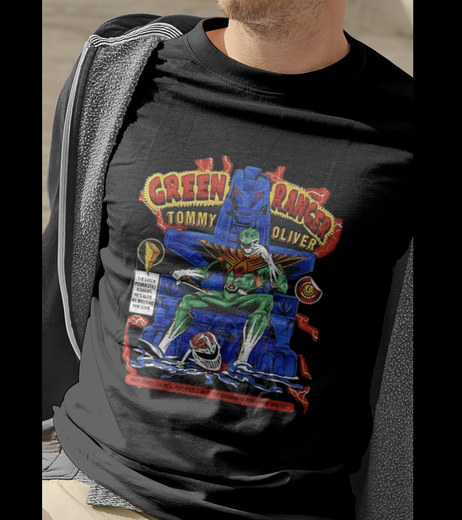 Green Ranger Tommy Oliver Power Rangers The Green Power Still Prevails T-Shirt