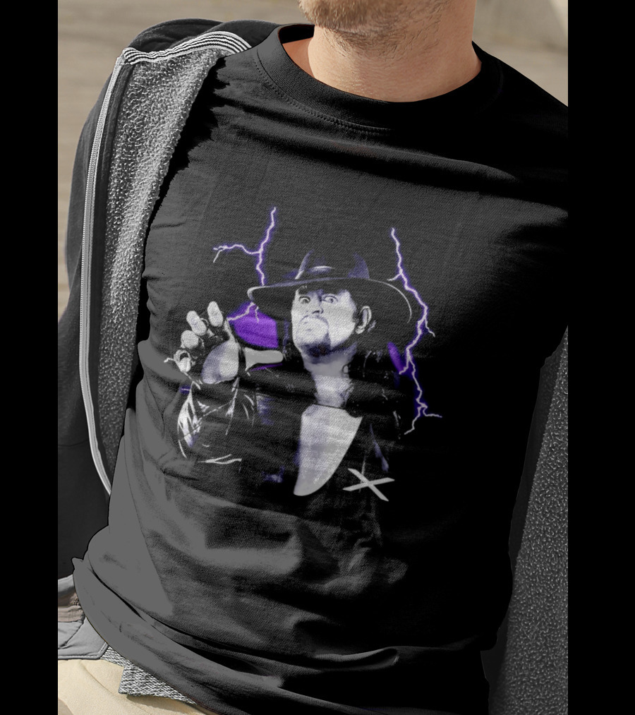 Ken Carson Meets WWE Superstar The Undertaker Lightning T-Shirt
