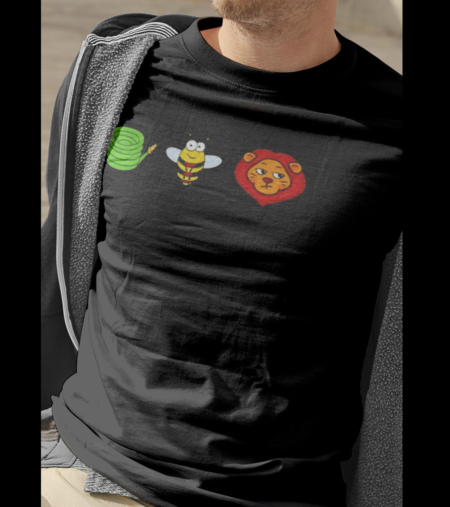 Hose Bee Lion Meme Visual Wordplay Fun T-Shirt