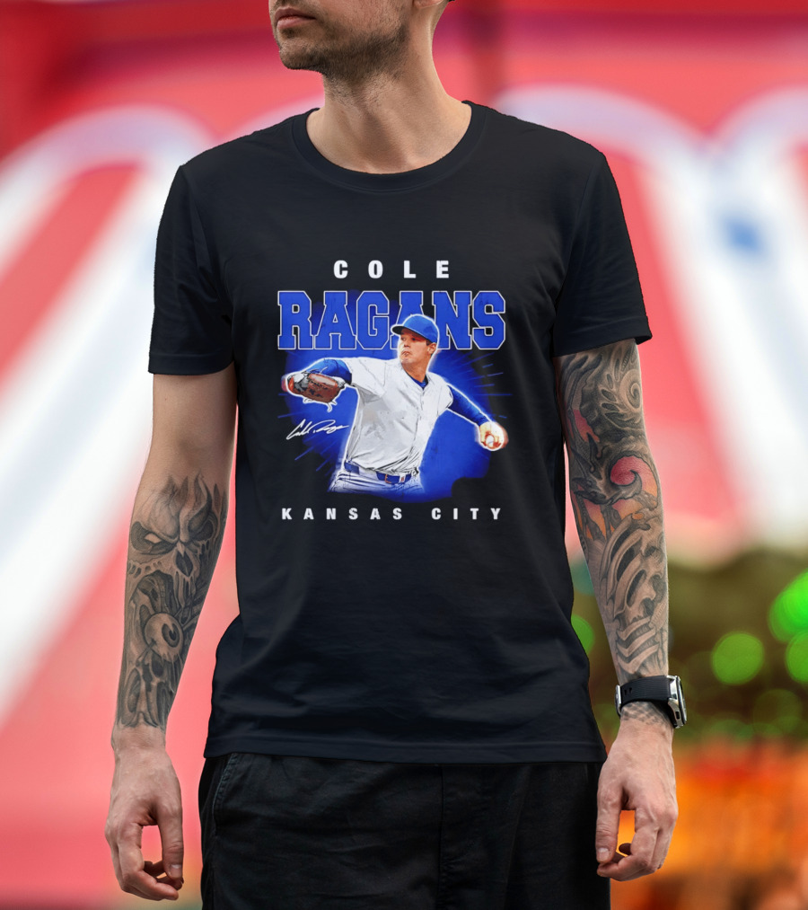 Cole Ragans Iconic Kansas City Pitcher Baseball Performance T-Shirt
