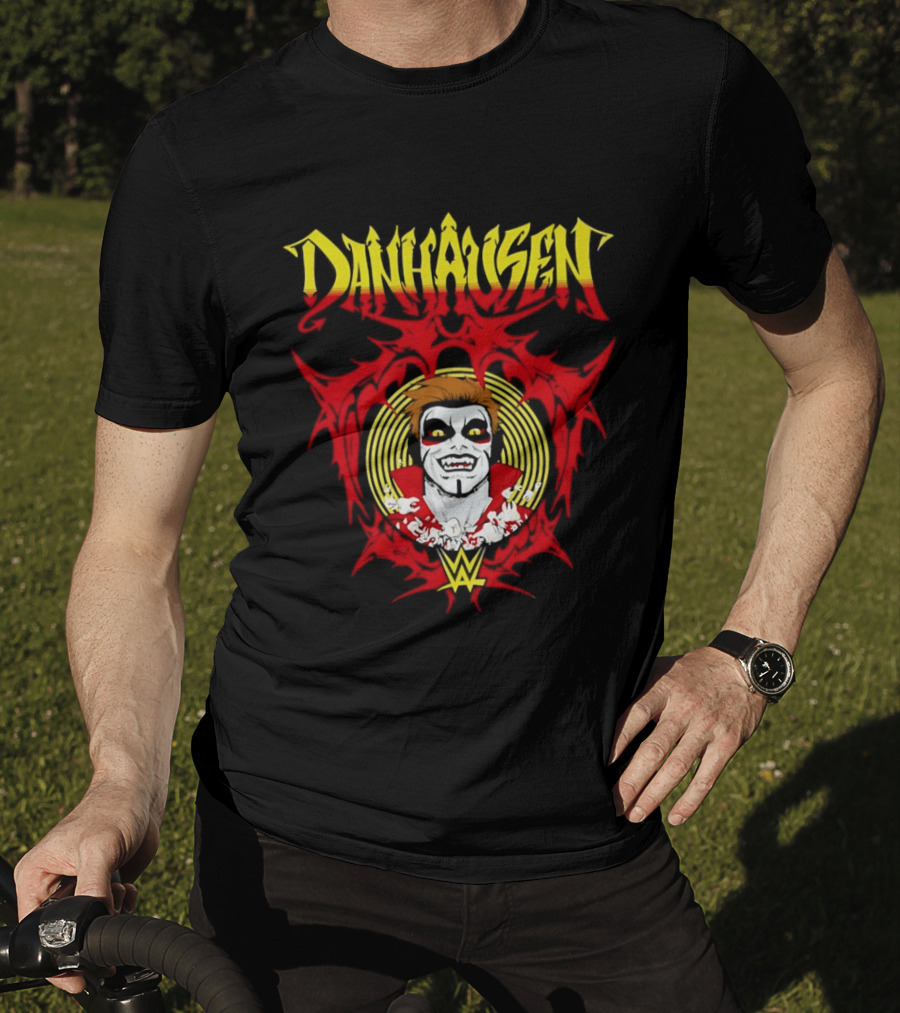 Danhausen WWE Vector Face Paint And Red T-Shirt
