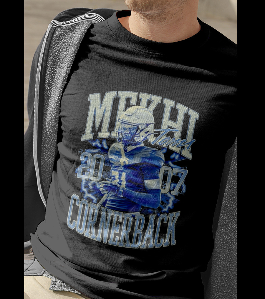 Mekhi Toms Cornerback 2007 Football Player Sports T-Shirt