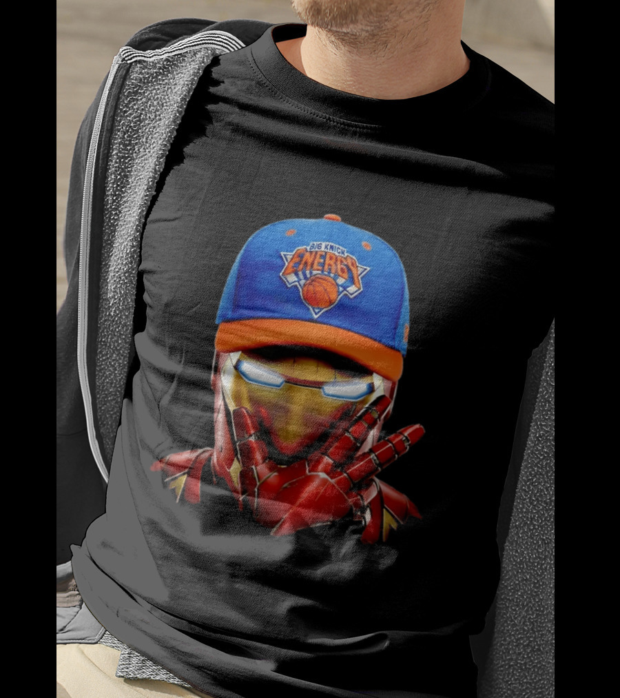 Big Knick Energy Iron Man New York Knicks T-Shirt