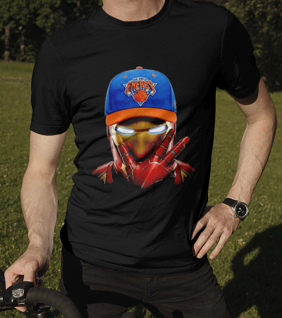 Big Knick Energy Iron Man New York Knicks T-Shirt