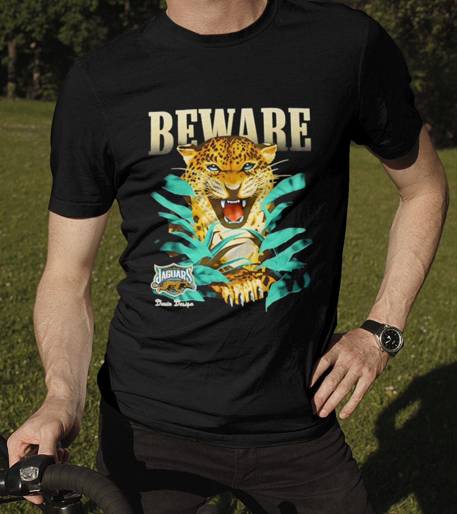 Jacksonville Jaguars Beware Logo Puma Blanca T-Shirt