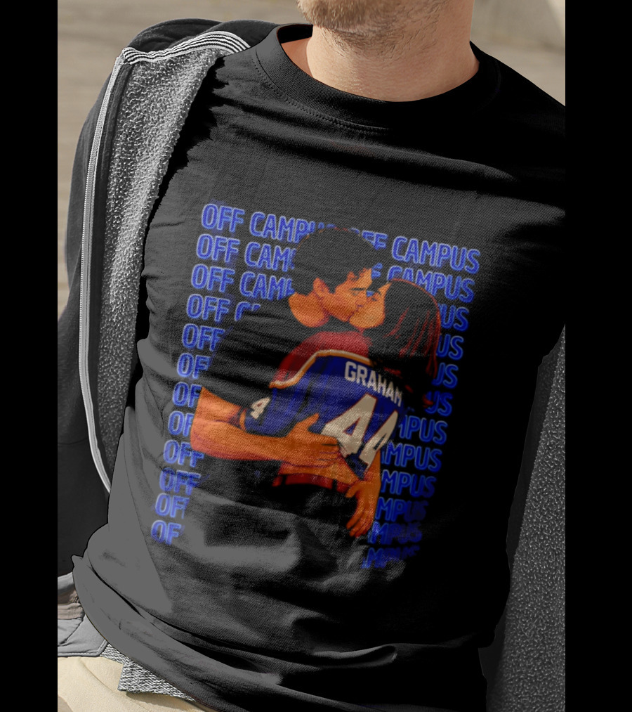 Off Campus Graham And Hannah Hockey Romance Kissing Scene T-Shirt