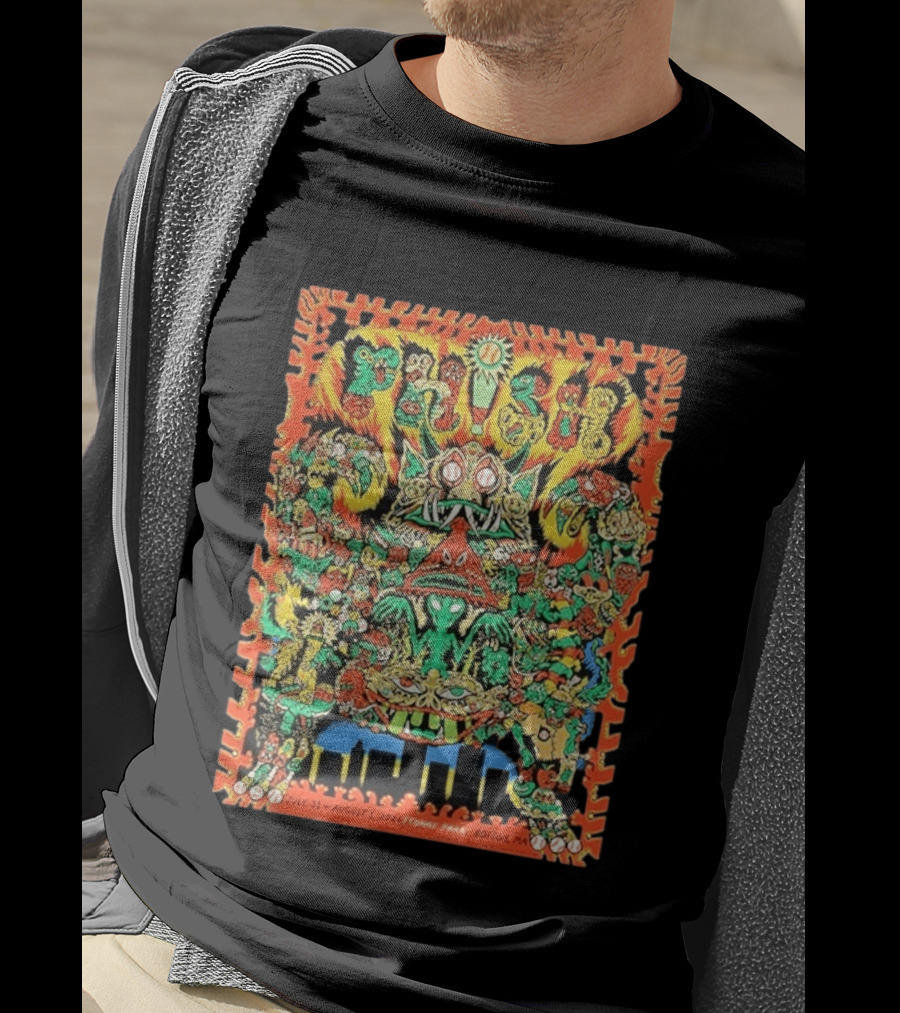 Phish Fenway Park Boston July 31 August 1 2026 Colorful Monster T-Shirt