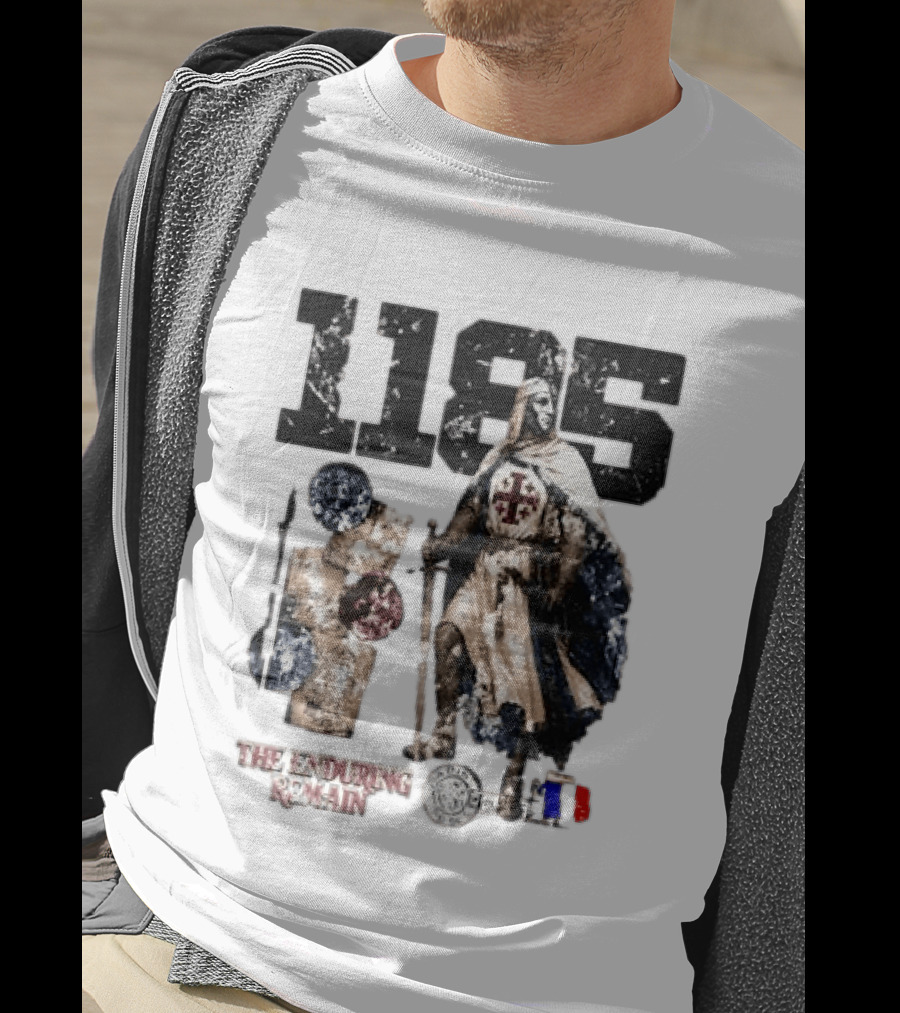 1185 The Enduring Remain Crusader Knight Templar Medieval History T-Shirt