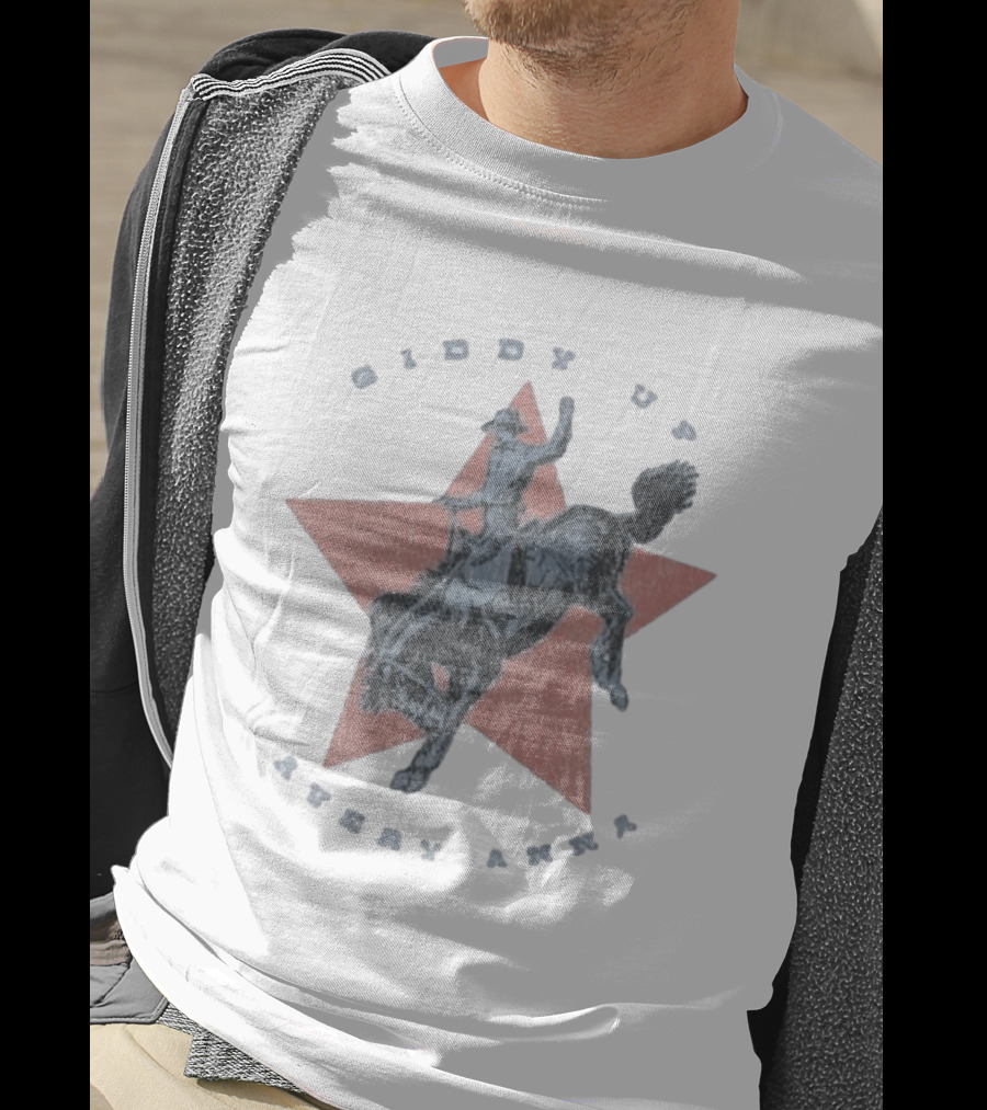 Giddy Up Avery Anna Star Rodeo Cowboy T-Shirt