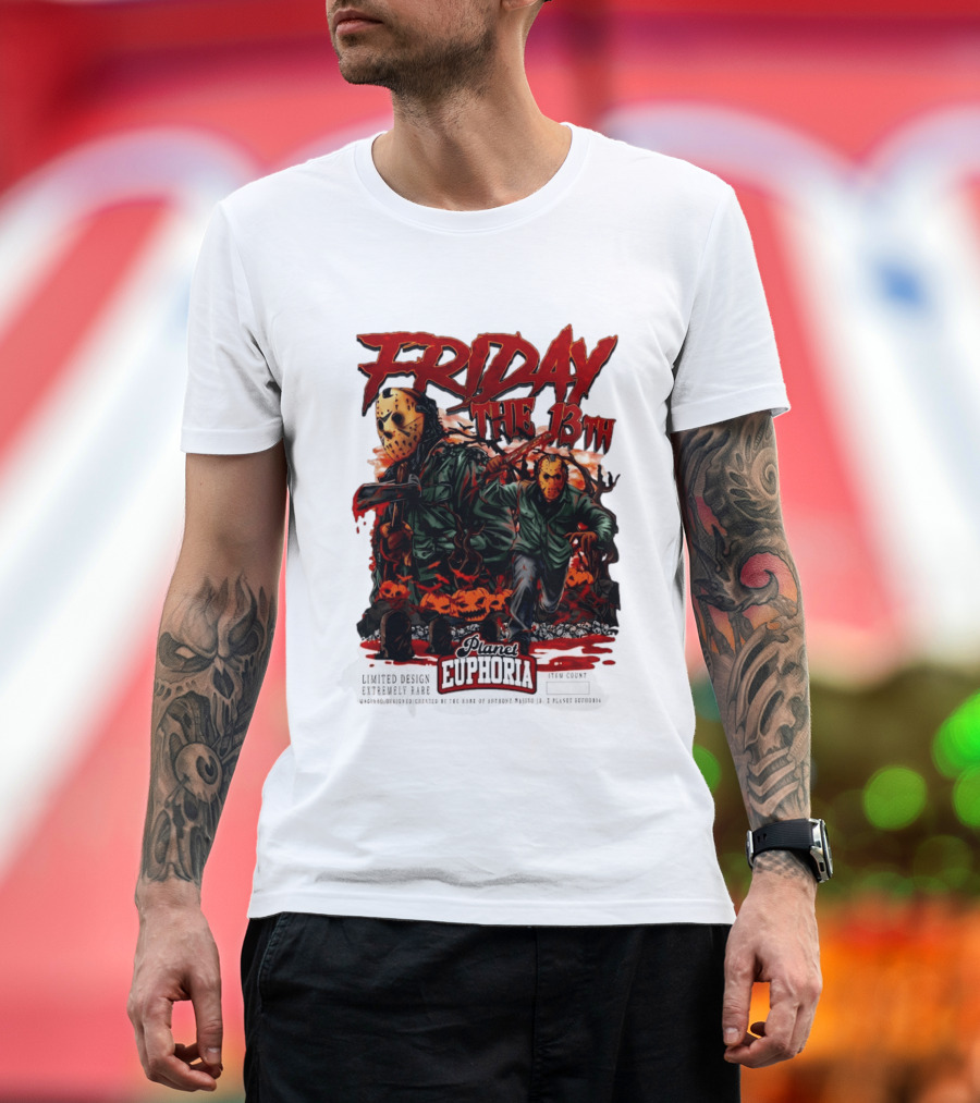 Friday The 13th Jason Voorhees Planet Euphoria Limited Edition T-Shirt