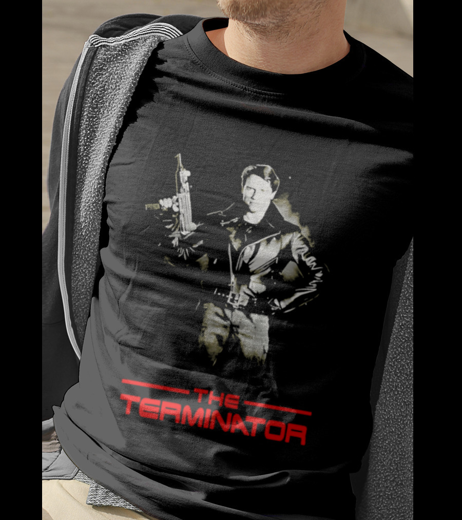 The Terminator Arnold Schwarzenegger Iconic Movie T-Shirt