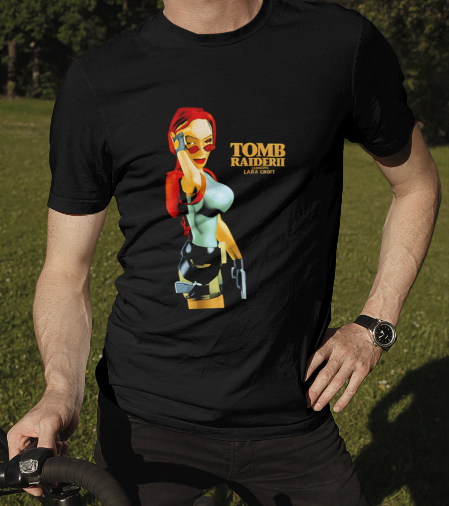 Lara Croft Tomb Raider II Starring Iconic Video Game T-Shirt