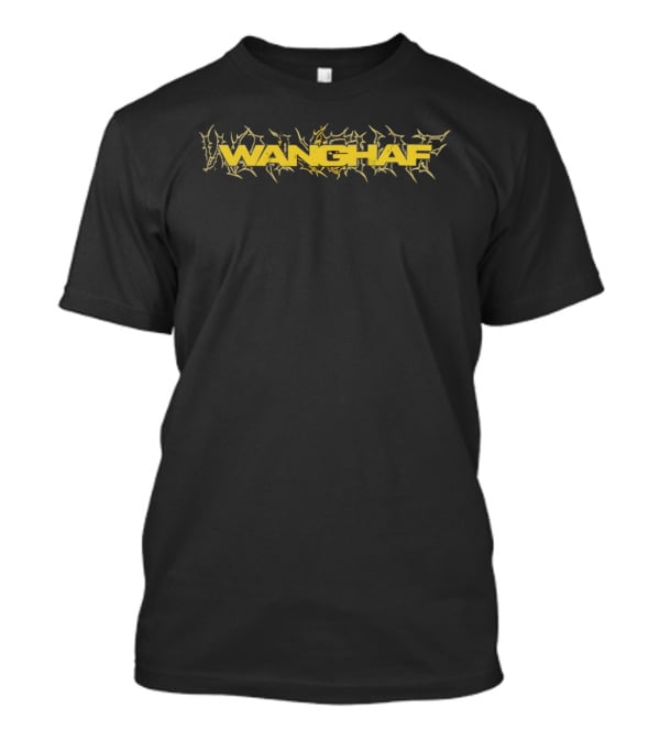 Wanghaf Bold Yellow Text With Tribal T-Shirt