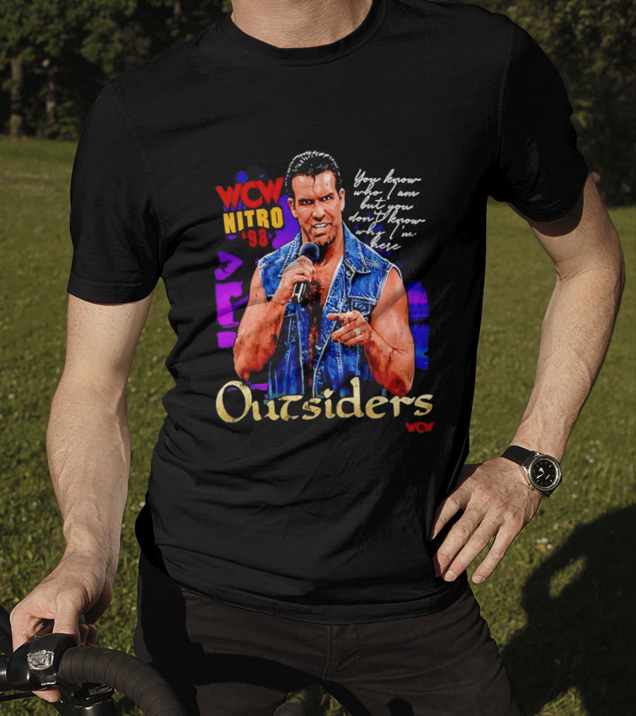 WCW Nitro '98 Scott Hall Outsiders You Know Who I Am T-Shirt